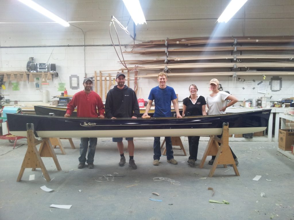 Group of Swift Canoe Factory Workers