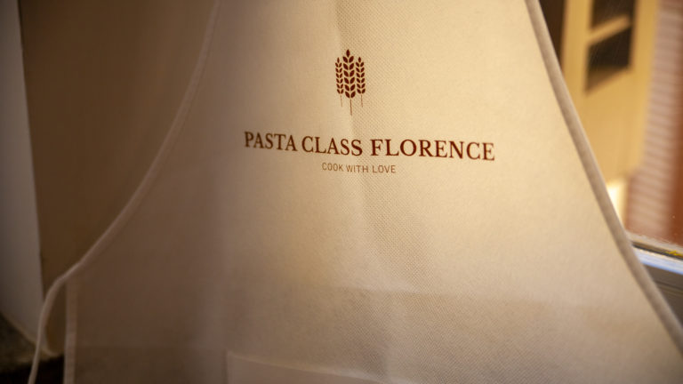 Pasta Class Florence brand apron