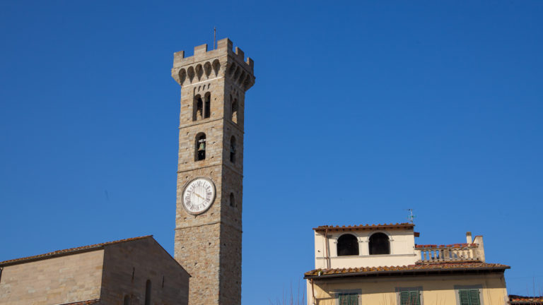 Clock tower, Fiesole, Italy